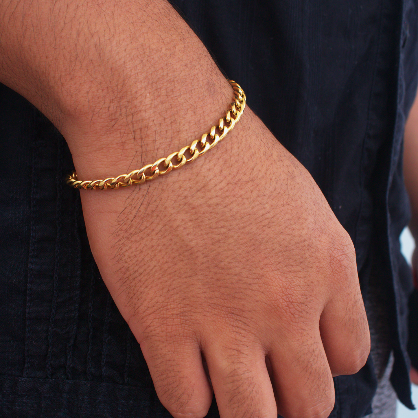 Pulso Cubano Luxury Estilo 18k Italiano