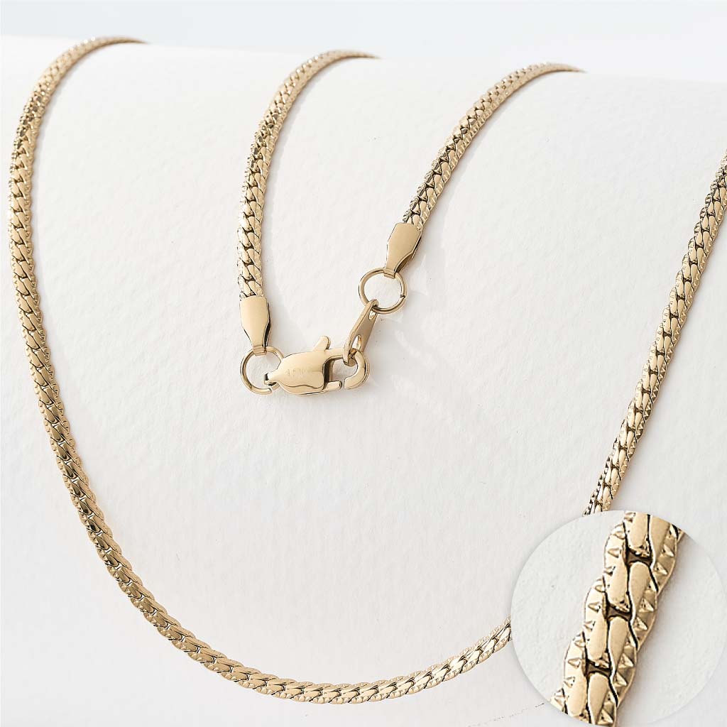 Cadena Grabada Mujer