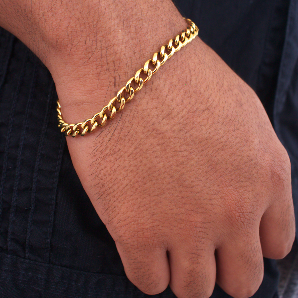 pulsera cubana hombre