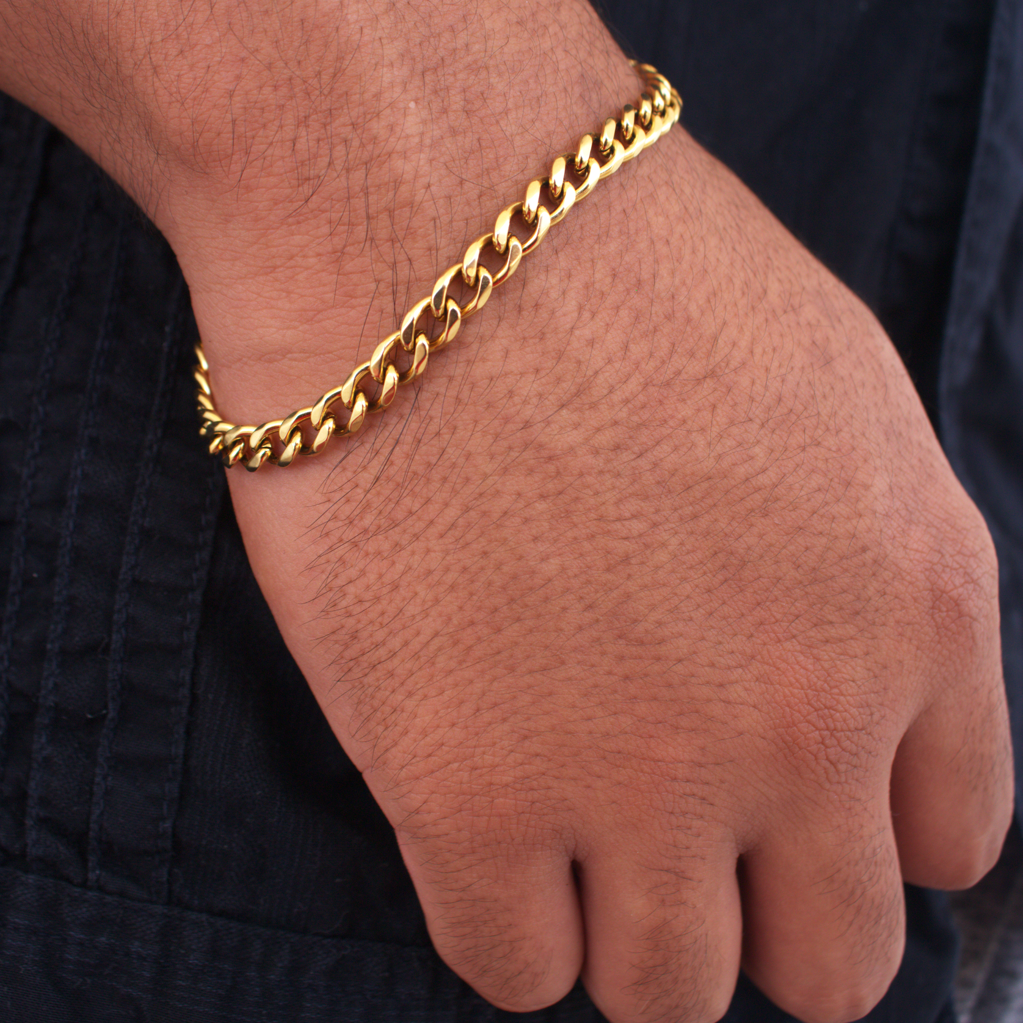 pulsera cubana hombre