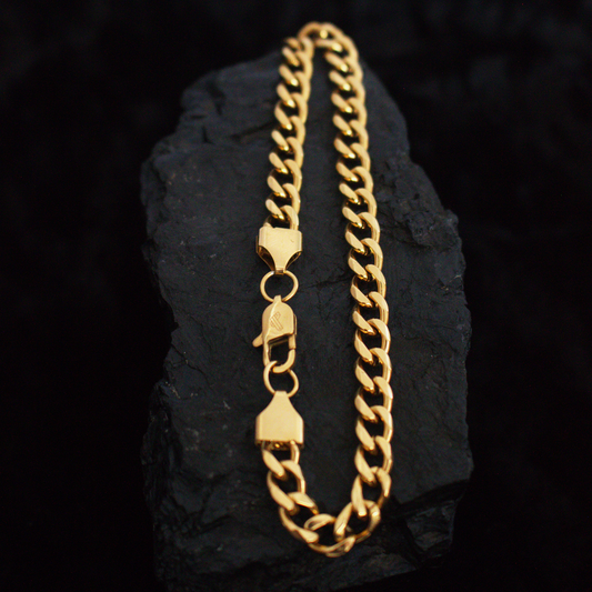 Pulso Cubano Luxury Estilo 18k Italiano