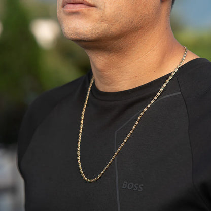 Cadena Clip árabe estilo 18k luxury Laminada