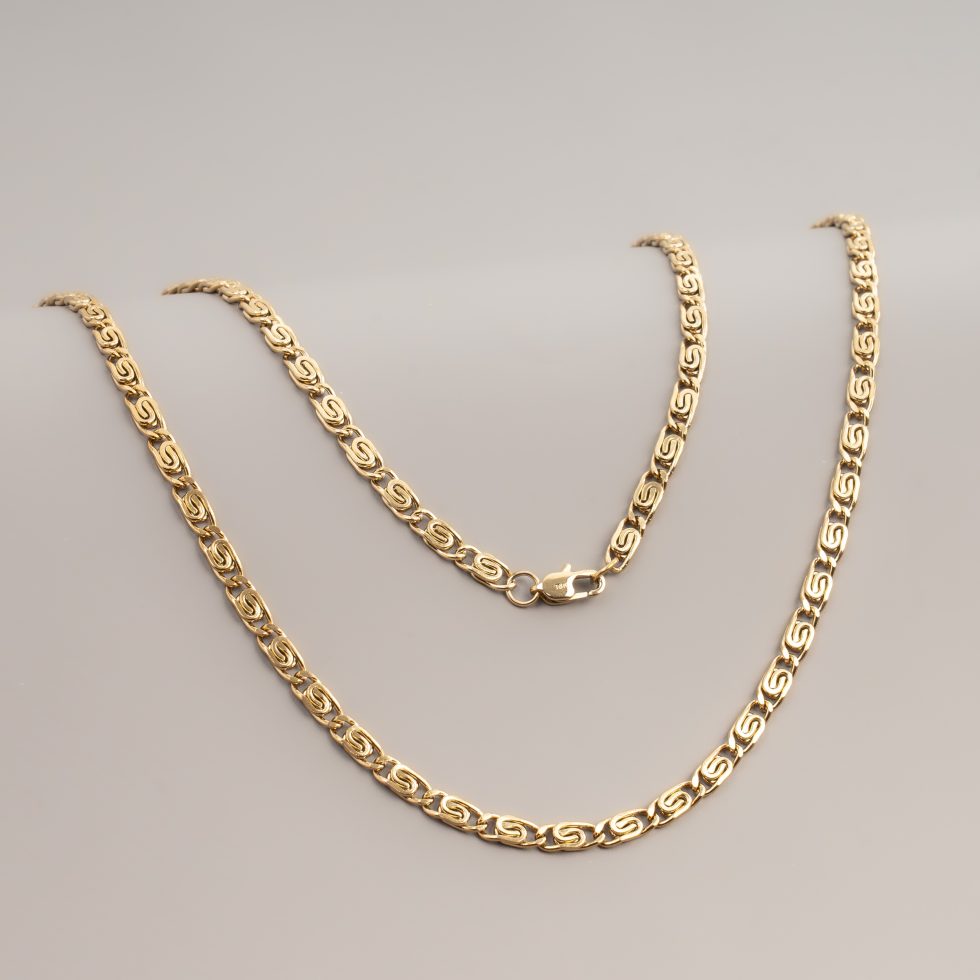 Cadena Clip árabe estilo 18k luxury Laminada